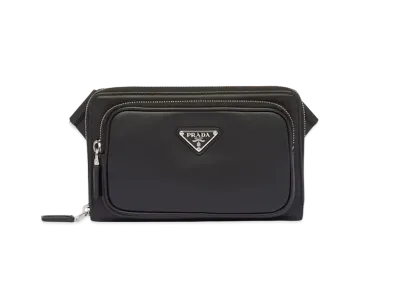 PRADA Leather Belt Bag "Black"