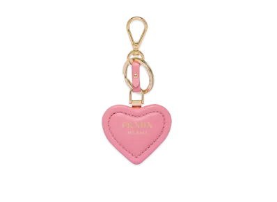 PRADA Nappa Leather Key Ring "Pink"