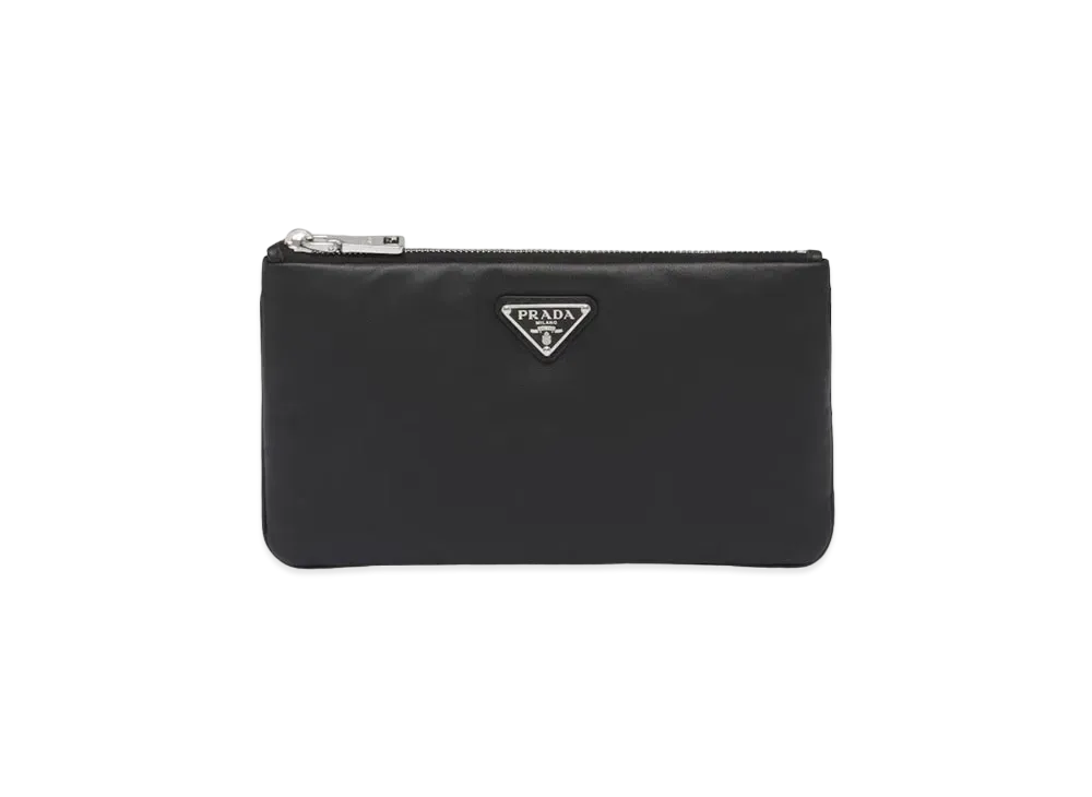 PRADA Leather Pouch "Black"