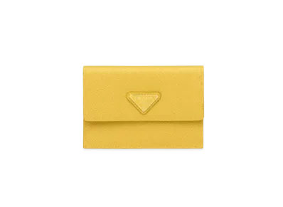 PRADA Saffiano Leather Briefcase "Sunny Yellow"