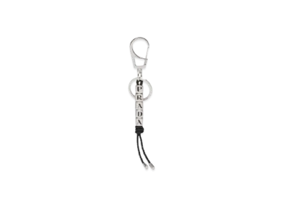 PRADA Nappa Leather Keychain "Black"