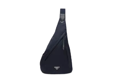 PRADA Re-Nylon Leather Backpack "Navy"