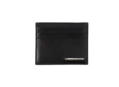 PRADA Leather Card Holder "Black"