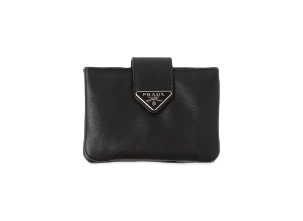 PRADA Leather Card Holder "Black"