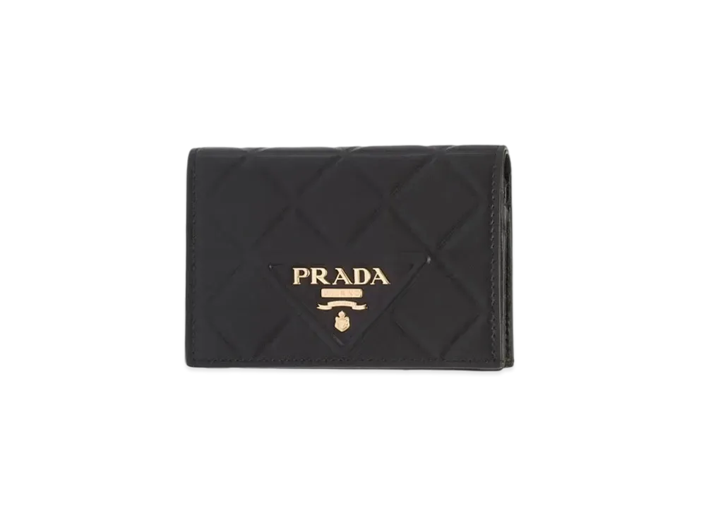 PRADA Small Leather Wallet "Black"