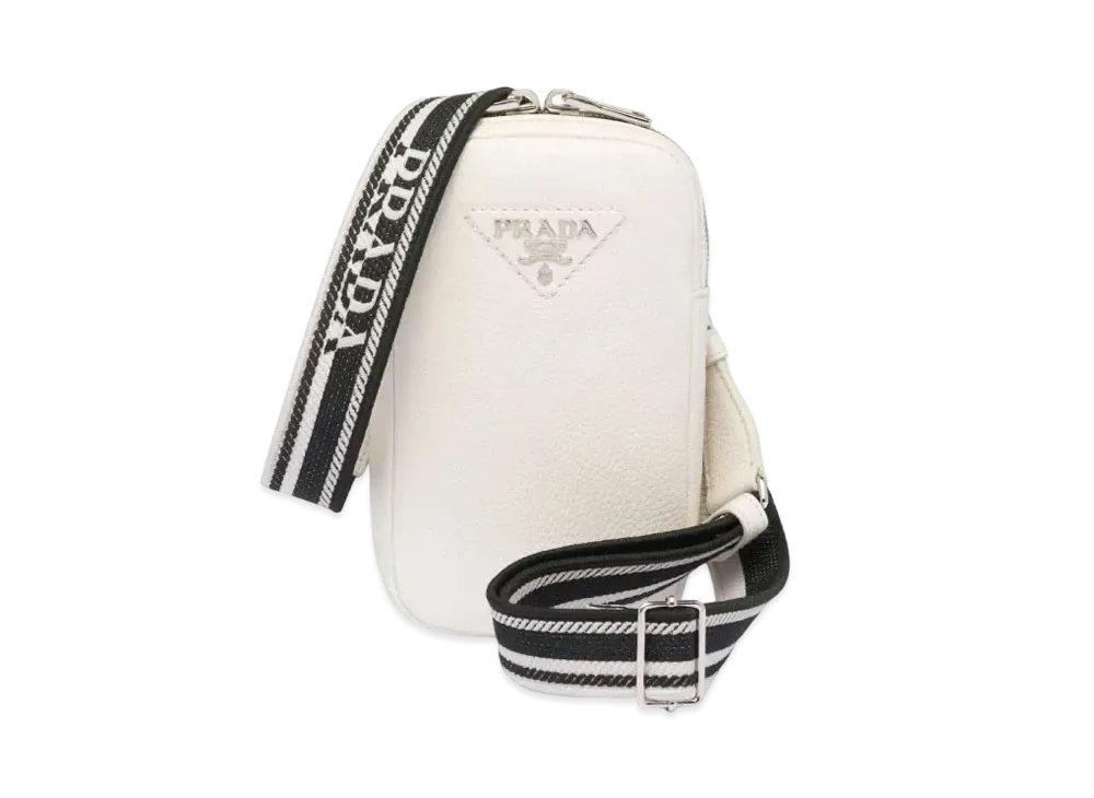 PRADA Leather Mini Bag "White"
