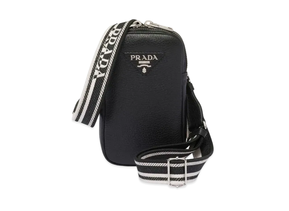 PRADA Leather Mini Bag "Black"