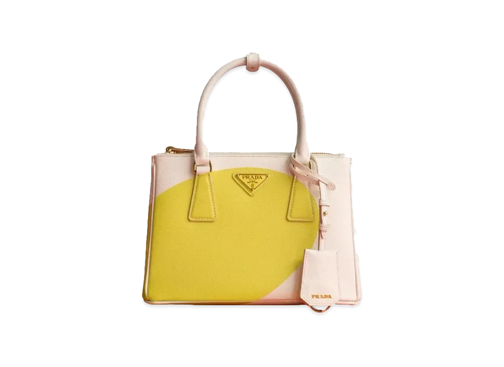 PRADA Galleria Saffiano Special Edition Small Bag "White"