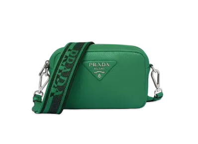 PRADA Small Leather Bag "Green"