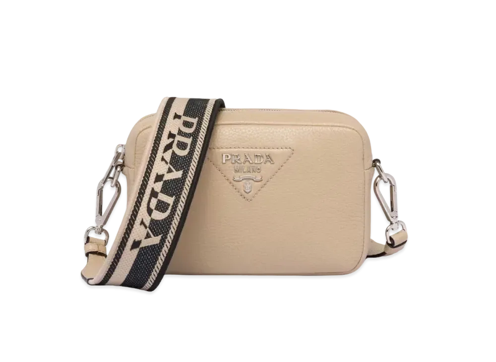 PRADA Small Leather Bag "Sand"