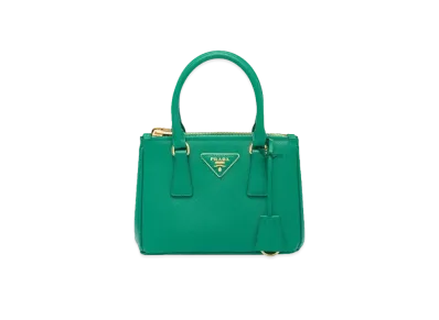 PRADA Galleria Saffiano Leather Mini Bag "Mango"
