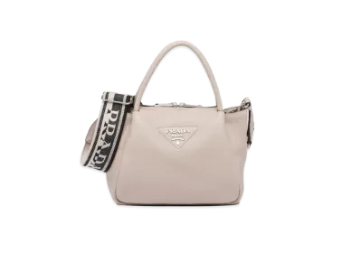 PRADA Small Leather Handbag "Water Lily"