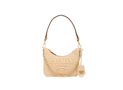 PRADA Re Edition Crochet Mini Bag "Natural"