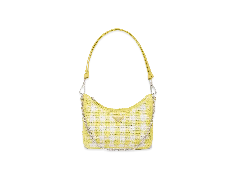 PRADA Re Edition Crochet Mini Bag "Citron Yellow"