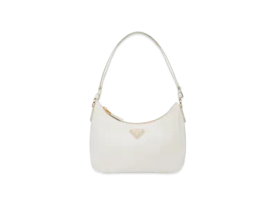 PRADA Re Edition Saffiano Leather Mini Bag "White"