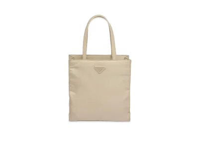PRADA Re Nylon Padded Tote Bag "Desert Beige"