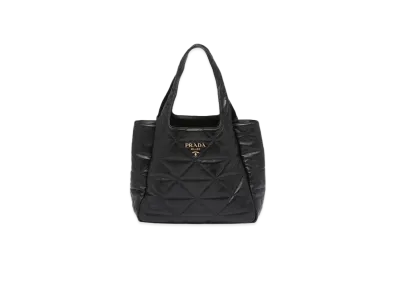 PRADA Large Nappa Tote Bag Stitching "Black"