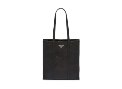 PRADA Nappa Antique Small Tote Bag "Black"