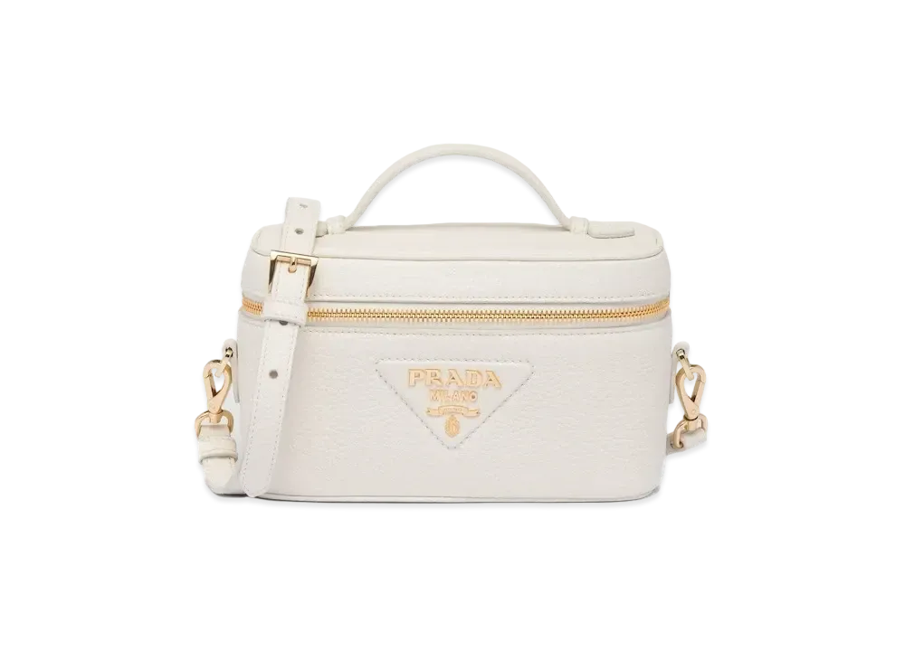 PRADA Leather Mini Bag "White"