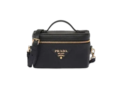 PRADA Leather Mini Bag "Black"