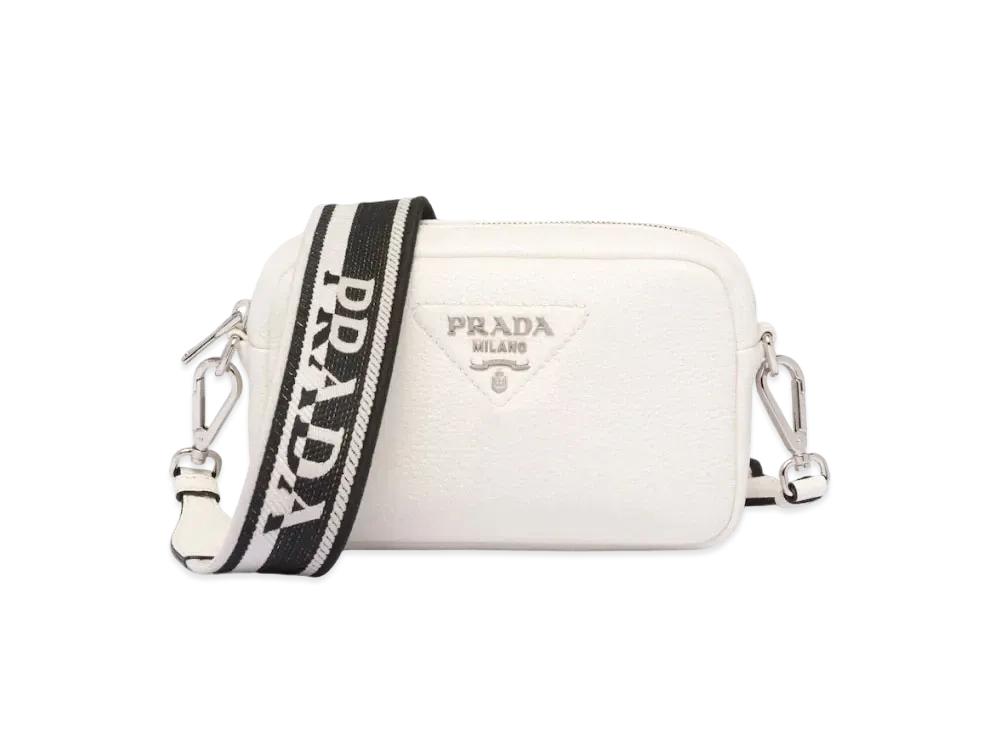 PRADA Small Leather Bag "White"