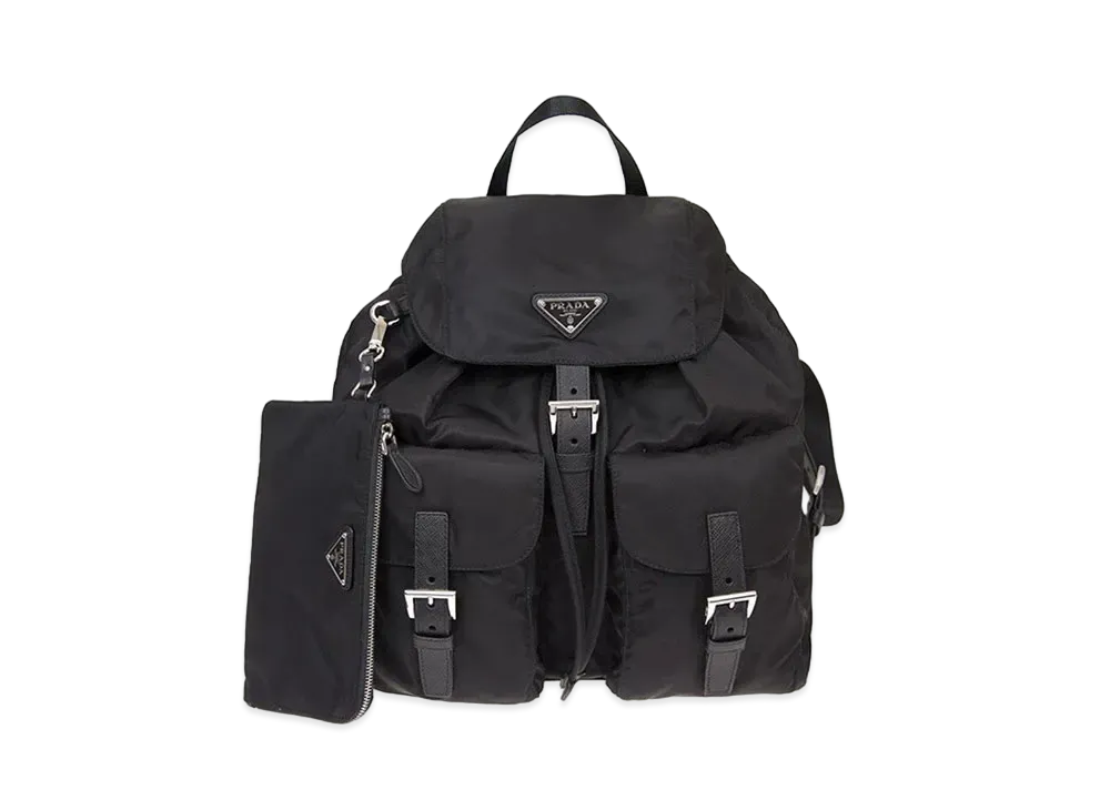 PRADA Nylon Medium Backpack "Black"