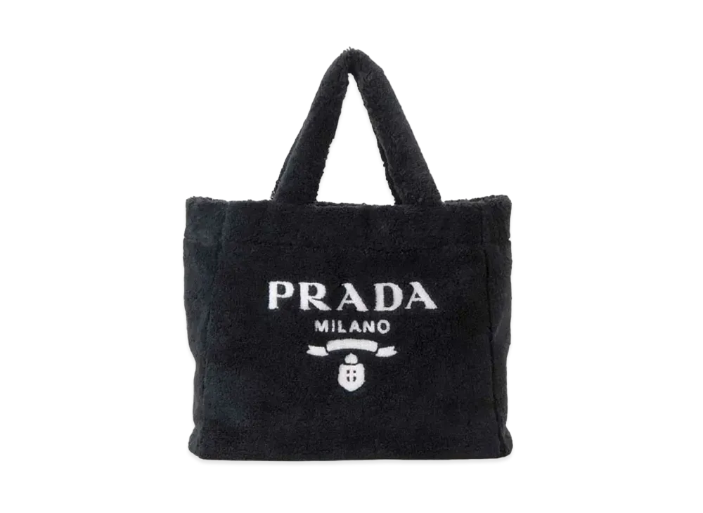 PRADA Terry Tote Bag "Black"