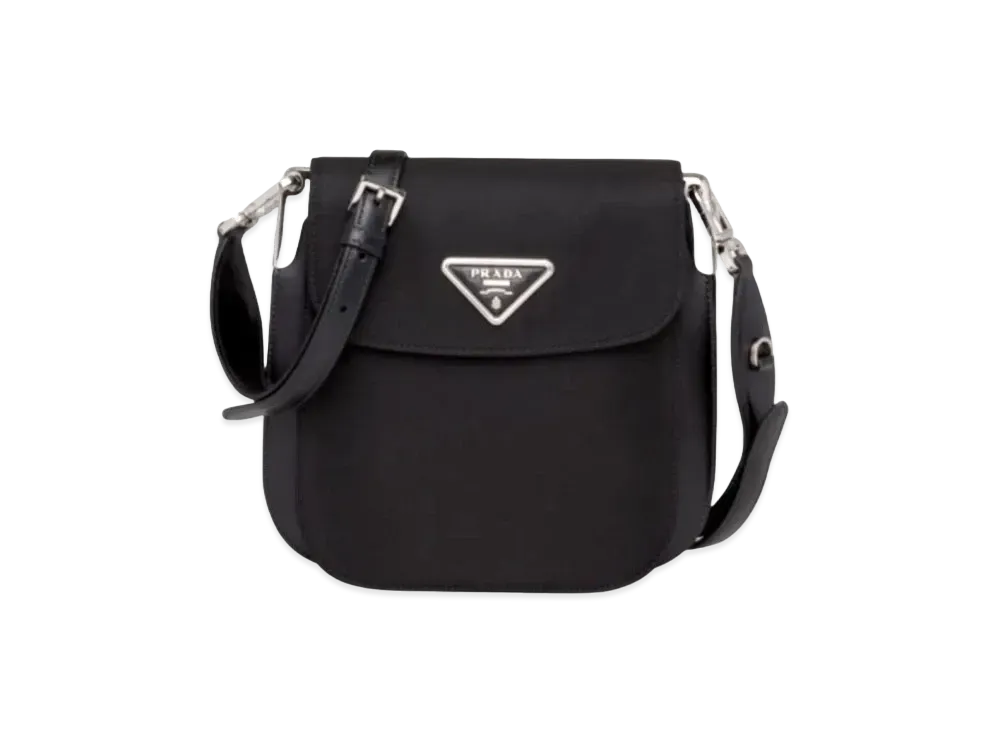 PRADA Nylon Margit Shoulder Bag "Black"