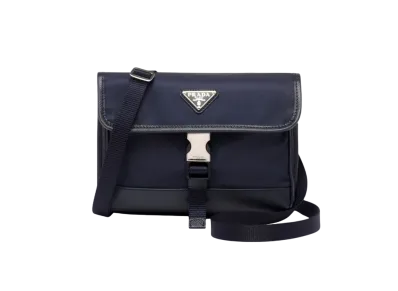 PRADA Re-Nylon and Saffiano Leather Smartphone Case "Blue"