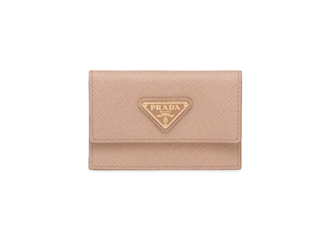 PRADA Saffiano Leather Briefcase "Powder Pink"