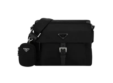 PRADA Re-Nylon Shoulder Bag "Black"