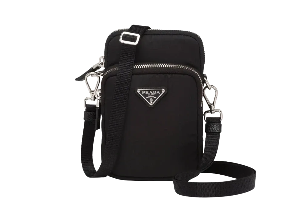 プラダ ナイロン スマートフォンケース "ブラック" 2ZT024 2DMI F0002