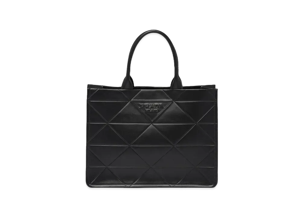 PRADA Leather Tote Bag "Black"