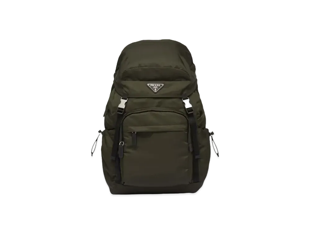 PRADA Re Nylon Saffiano Leather Backpack "Tundra"
