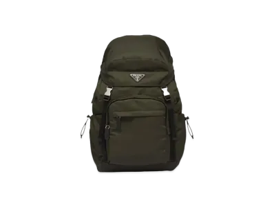 PRADA Re Nylon Saffiano Leather Backpack "Tundra"
