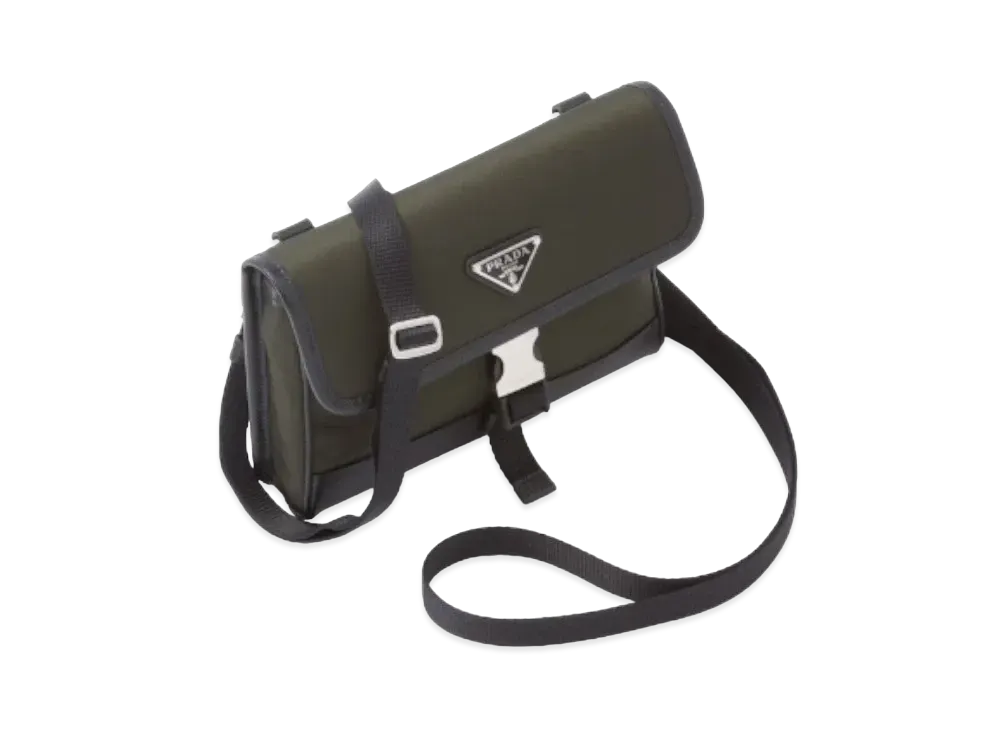 PRADA Re Nylon Saffiano Leather Smartphone Case "Tundra"