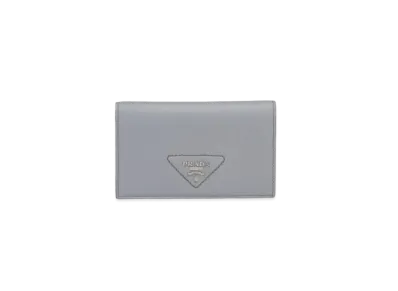 PRADA Small Leather Wallet "Cornflower"
