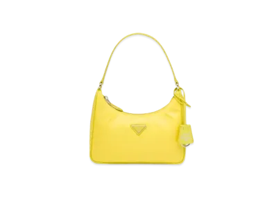 PRADA Re Edition 2000 Re Nylon Mini Bag "Citron Yellow"