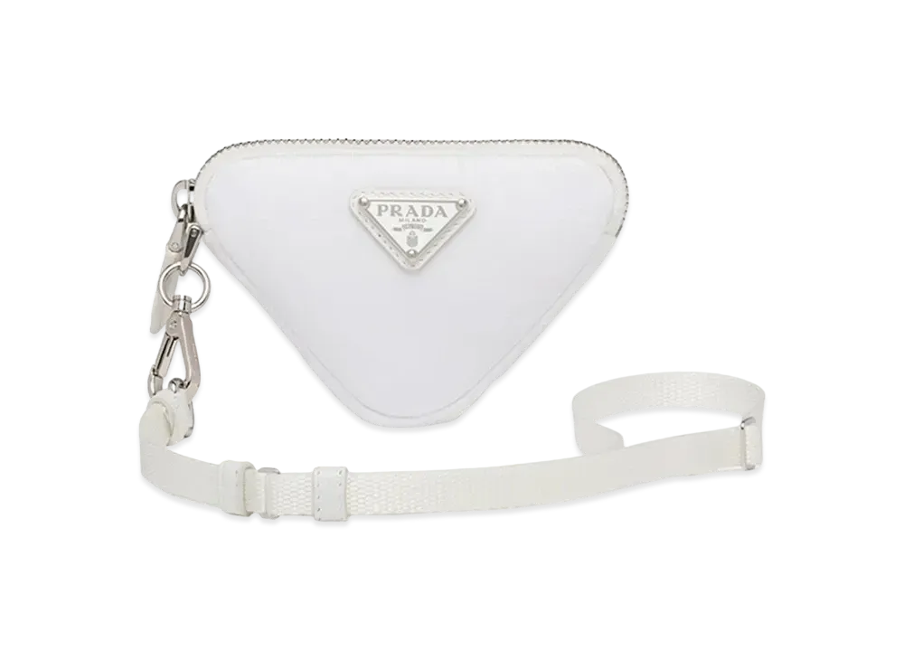 PRADA Re Nylon Mini Pouch "White"