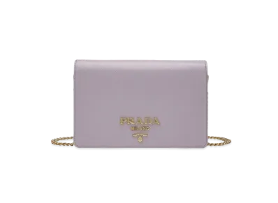 PRADA Saffiano Leather Mini Bag "Wisteria"
