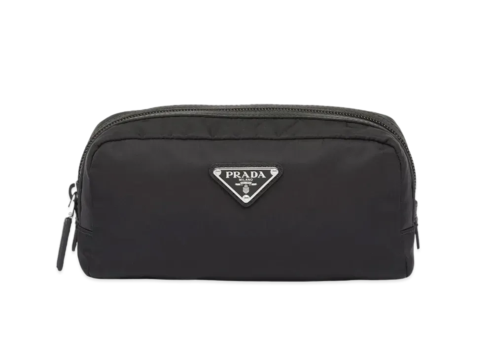 PRADA Re Nylon and Saffiano Necessaire "Black"