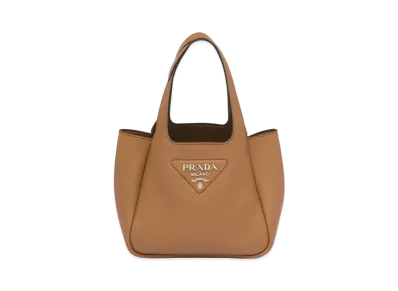 PRADA Leather Hand Bag "Camel"
