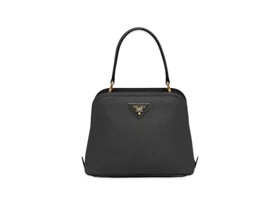 PRADA Matinee Small Saffiano Leather Bag "Black"
