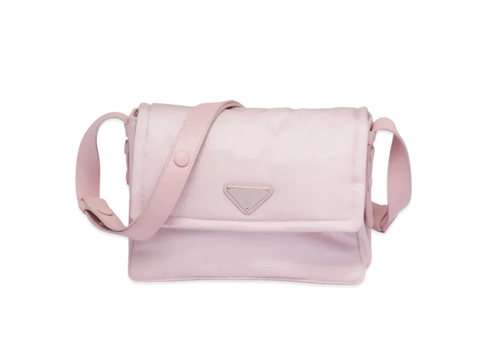PRADA Small Padded Re Nylon Shoulder Bag "Alabaster Pink"