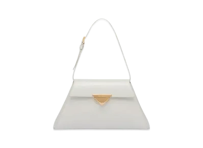 PRADA Medium Brushed Leather Handbag "White"