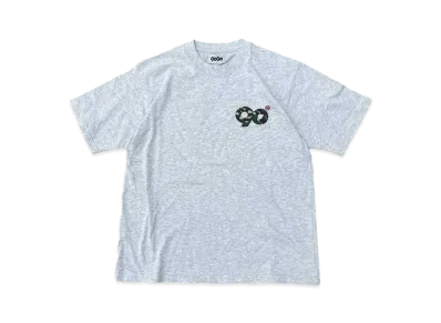 9090 90 Logo Camo Tee "Heather White"