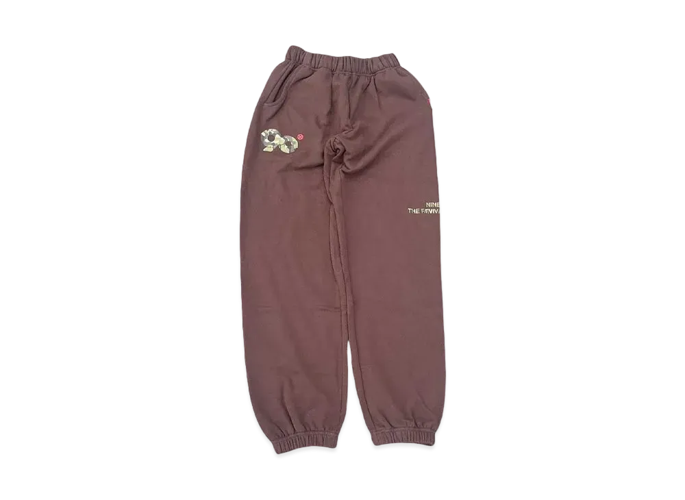 9090 90 Logo Camo Sweat Pants "Brown"