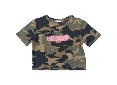 9090 Ameba Logo Camo Cropped Tee "Camo"