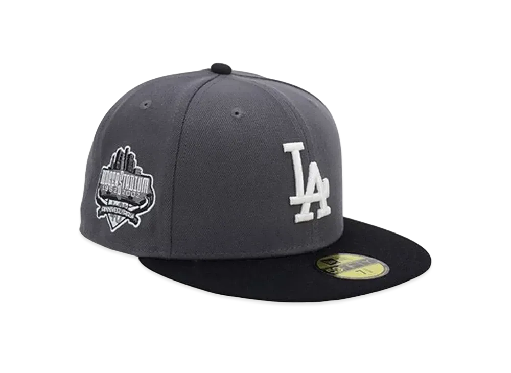 NEW ERA THE CAP Guellilla 59Fifty Los Angeles Dodgers "Dark Gray/Black"