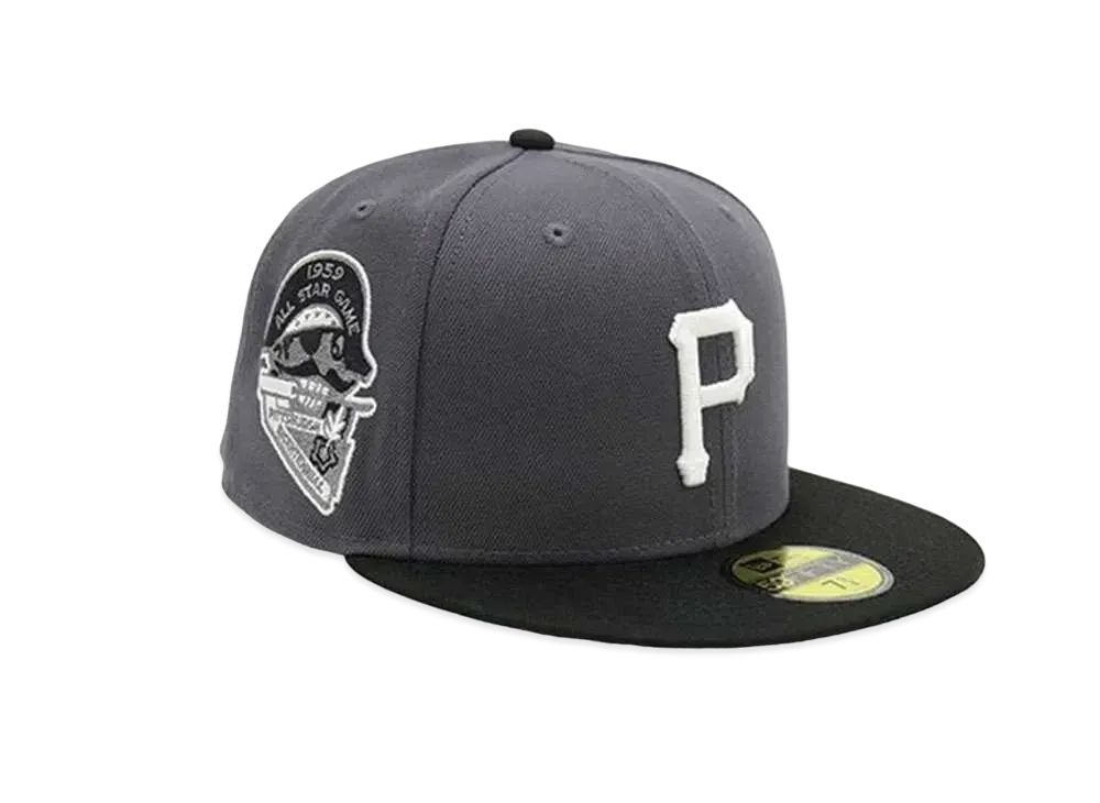NEW ERA THE CAP Guellilla 59Fifty Pittsburgh Pirates "Dark Gray/Black"